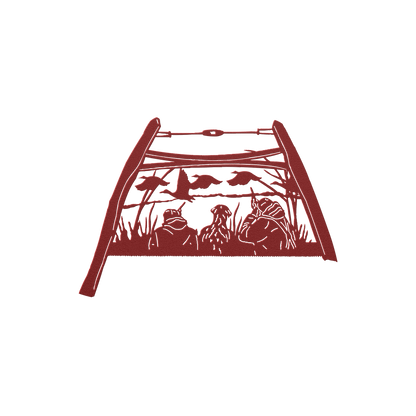 Duck_Hunting_Bow_Saw_Wall_Art_Red_Transparent_Mockup.png